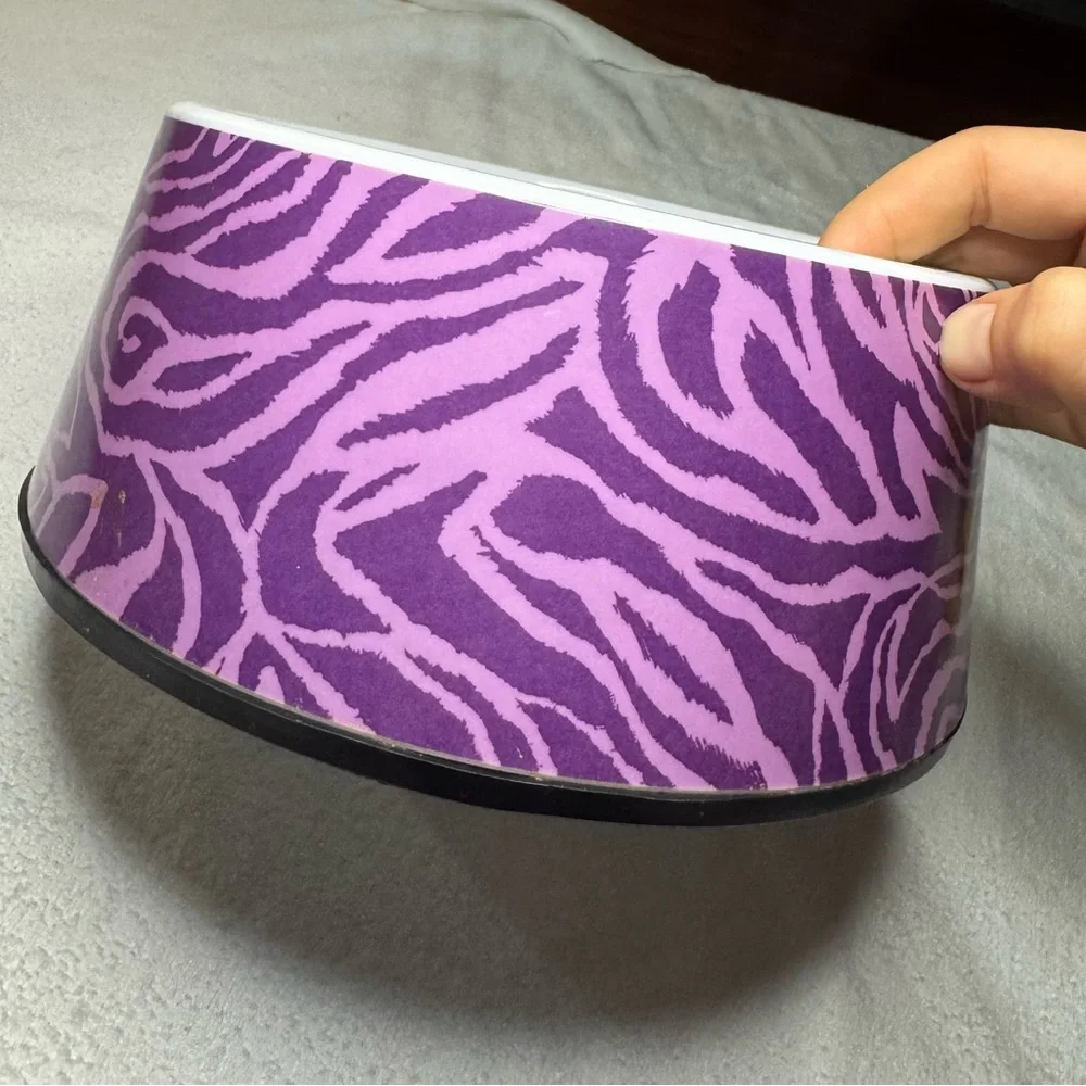 Old Navy Dog Bowl Purple